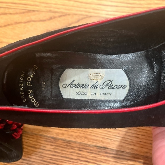 Antonio da Pescara Womens Stiletto Flamingo Shoes Size 8 Leather - Picture 6 of 9